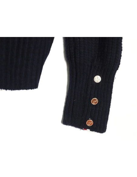 Thom Browne thickened ingot needle sweater cardigan,buy cheap,low price and discount Thom Browne