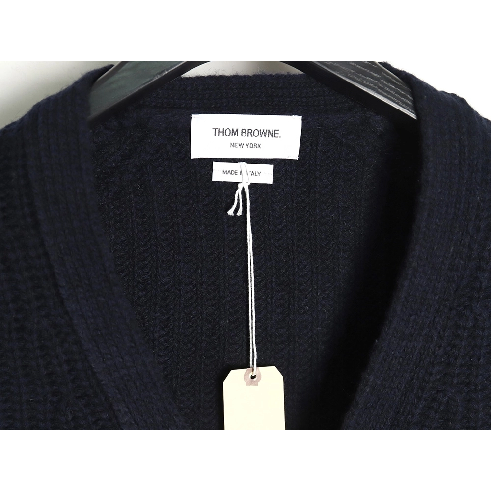 Thom Browne thickened ingot needle sweater cardigan,buy cheap,low price and discount Thom Browne