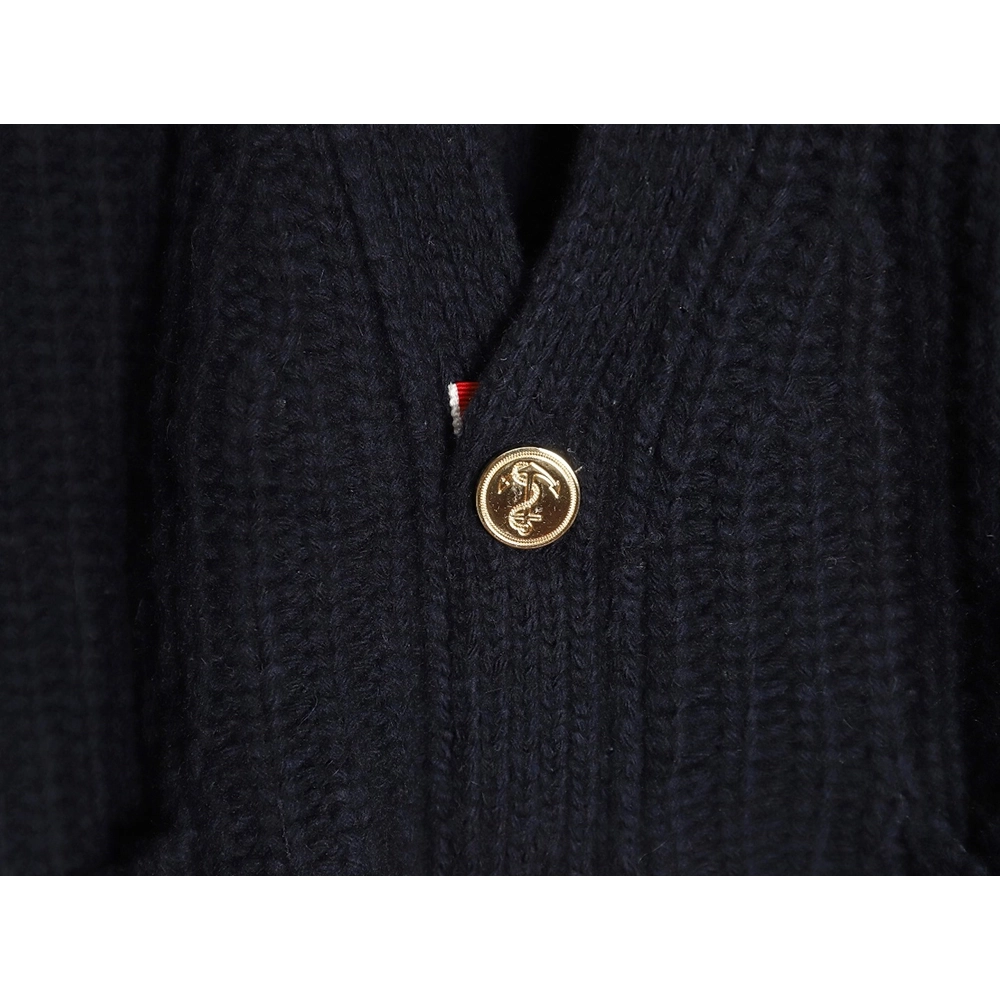 Thom Browne thickened ingot needle sweater cardigan,buy cheap,low price and discount Thom Browne