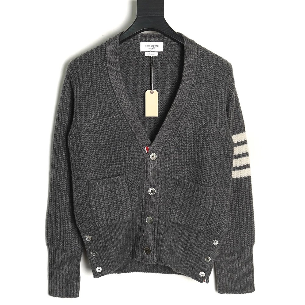 Thom Browne thickened ingot needle sweater cardigan,buy cheap,low price and discount Thom Browne