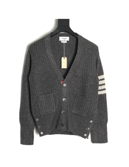 Thom Browne thickened ingot needle sweater cardigan,buy cheap,low price and discount Thom Browne