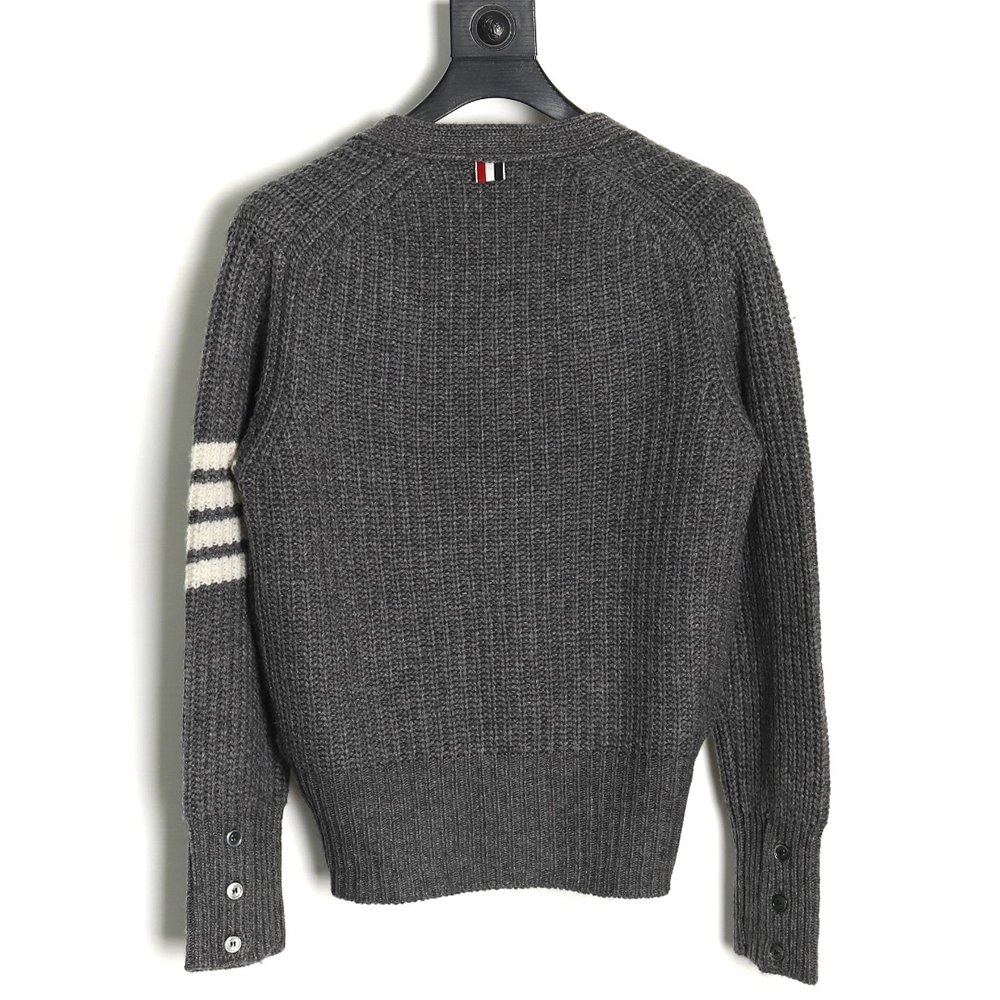 Thom Browne thickened ingot needle sweater cardigan,buy cheap,low price and discount Thom Browne