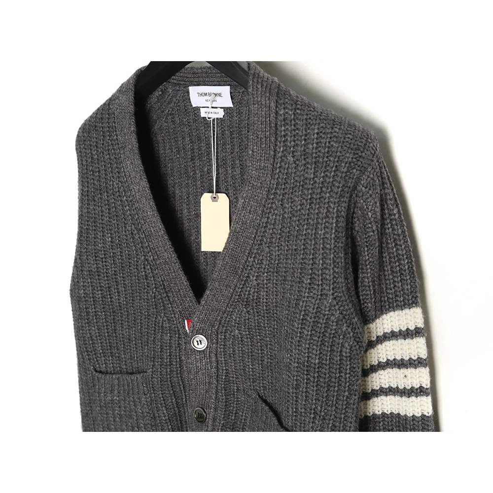Thom Browne thickened ingot needle sweater cardigan,buy cheap,low price and discount Thom Browne