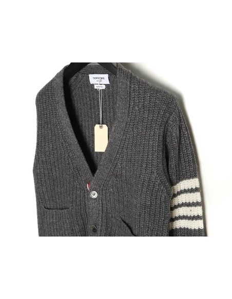 Thom Browne thickened ingot needle sweater cardigan,buy cheap,low price and discount Thom Browne