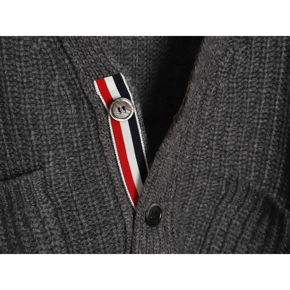 Thom Browne thickened ingot needle sweater cardigan,buy cheap,low price and discount Thom Browne