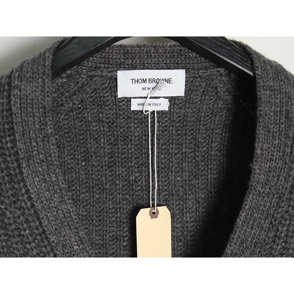Thom Browne thickened ingot needle sweater cardigan,buy cheap,low price and discount Thom Browne