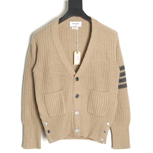 Thom Browne thickened ingot needle sweater cardigan,buy cheap,low price and discount Thom Browne