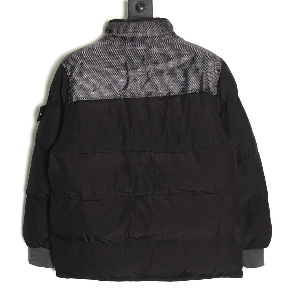 Stone Island metal nylon lightweight splicing down jacket TSK3,Stone Island