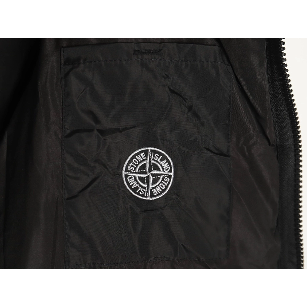 Stone Island metal nylon lightweight splicing down jacket TSK3,Stone Island