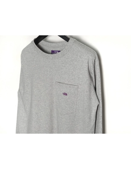 The North Face Purple Label Embroidered Long Sleeve T-Shirt TSK1,The North Face