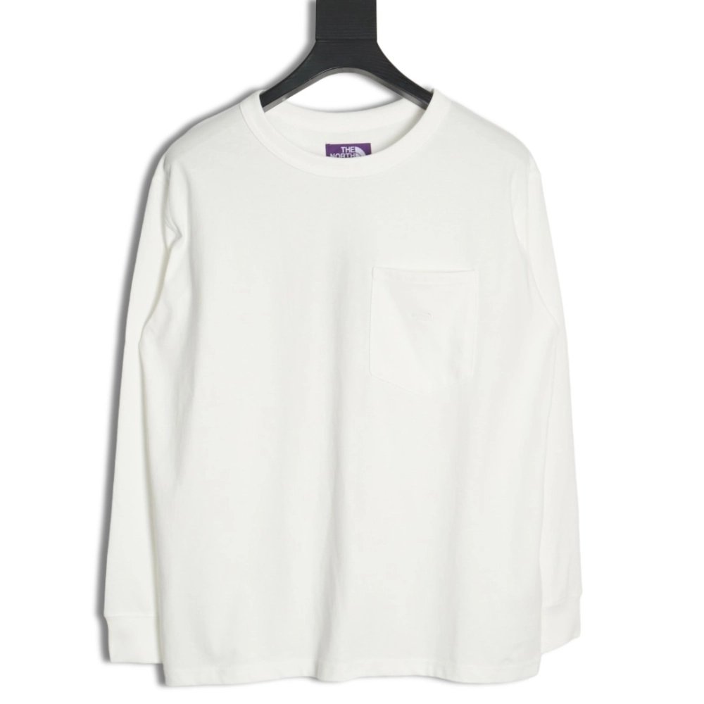 The North Face Purple Label Embroidered Long Sleeve T-Shirt,The North Face
