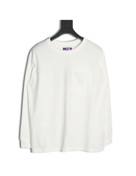 The North Face Purple Label Embroidered Long Sleeve T-Shirt,The North Face
