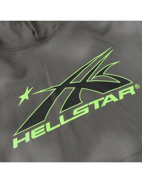 Hell Star Lettering Pattern Hoodie,Hell Star