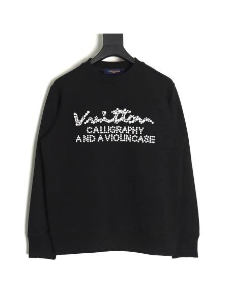 Louis Vuitton Beaded Crew Neck Sweatshirt,Louis Vuitton