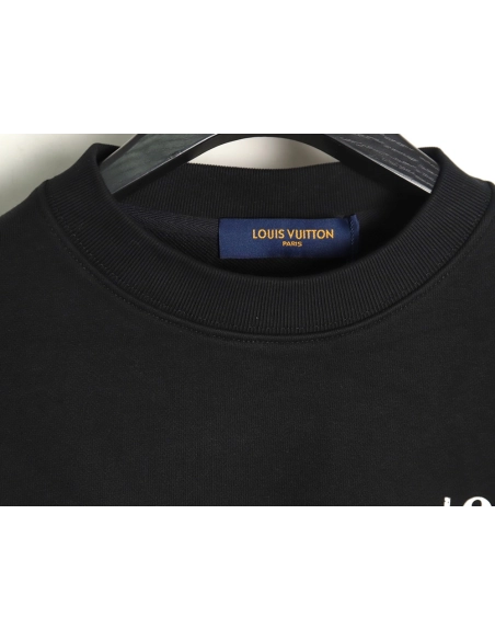Louis Vuitton &amp; Chrome Hearts joint Sanskrit letter print crew neck sweatshirt TSK1,Louis Vuitton