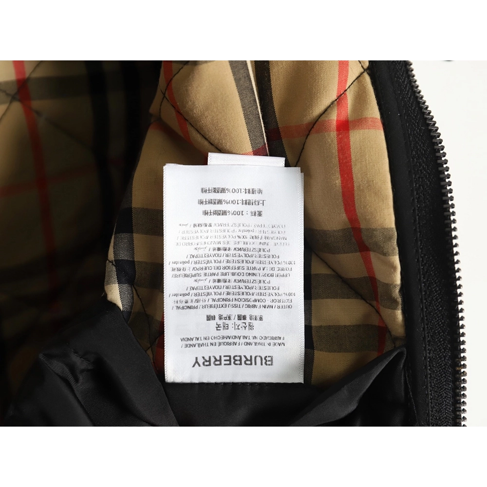 Burberry diamond quilted stand collar padded jacket,Burberry