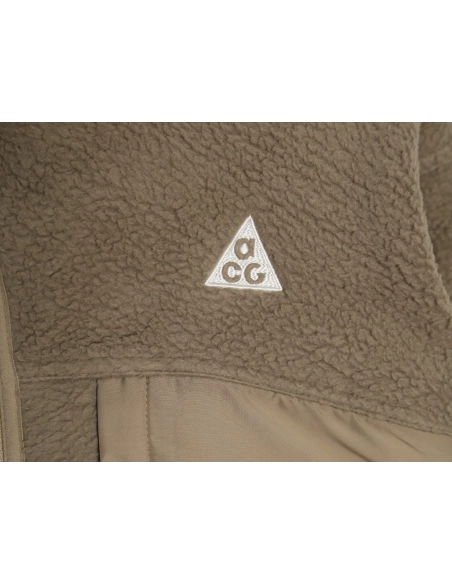 Nike &amp; Acg embroidered logo polar fleece stand collar zip-up jacket,Nike