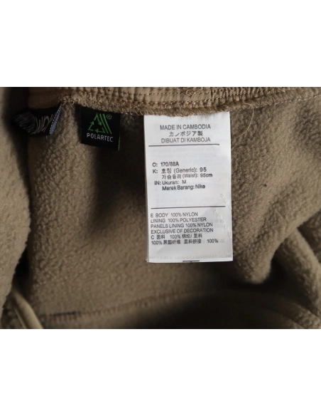 Nike &amp; Acg embroidered logo polar fleece stand collar zip-up jacket,Nike