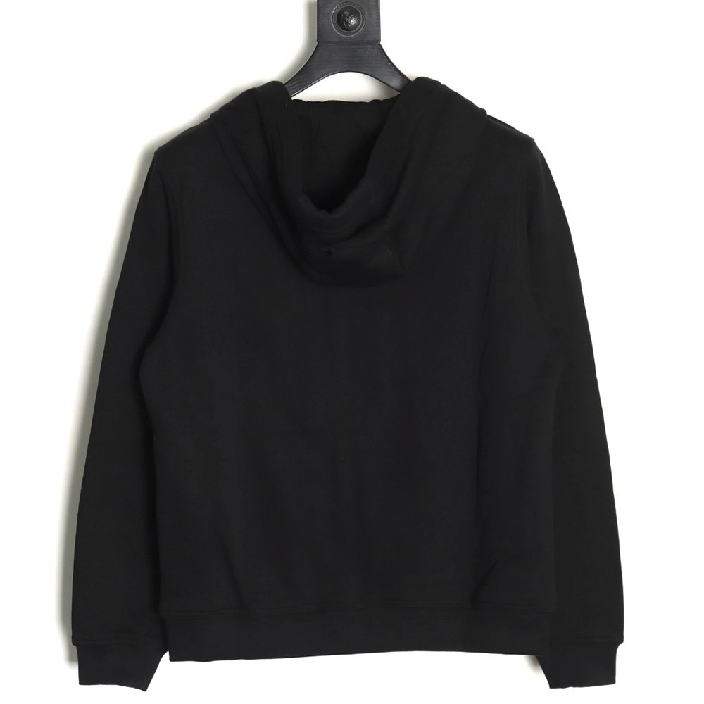 Burberry embroidered war horse logo zipper sweatshirt,Burberry