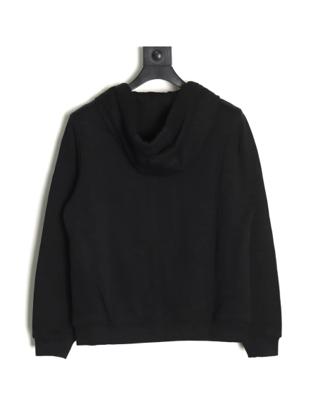 Burberry embroidered war horse logo zipper sweatshirt,Burberry