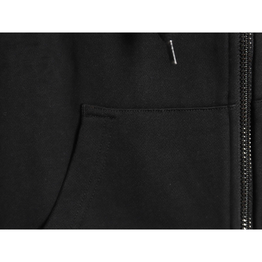 Burberry embroidered war horse logo zipper sweatshirt,Burberry