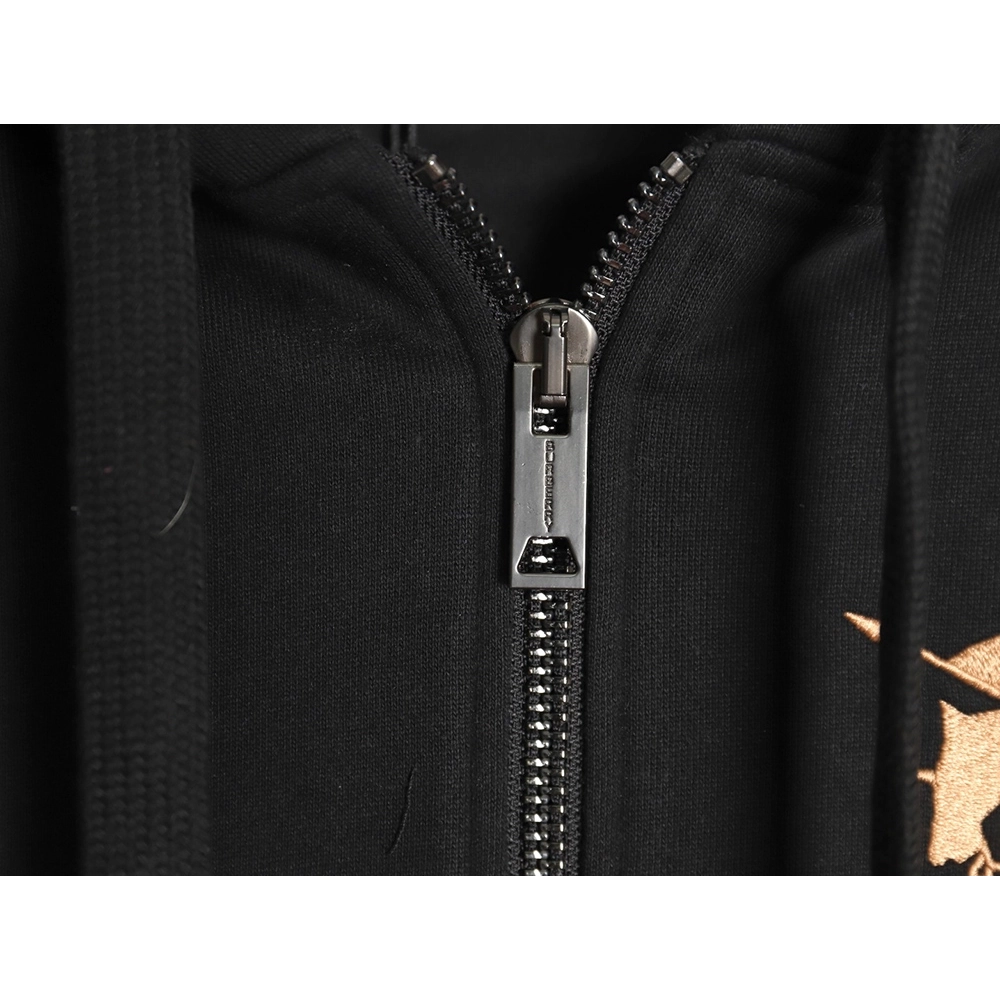 Burberry embroidered war horse logo zipper sweatshirt,Burberry