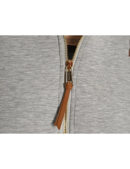 Miu Miu Lettering Embroidery Zipper Sweatshirt,Miu Miu