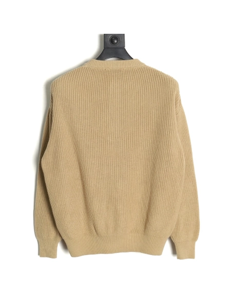 Loro Piana Henley-knit cotton crewneck sweater,Loro Piana