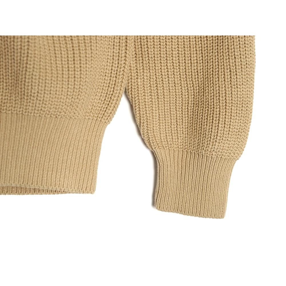 Loro Piana Henley-knit cotton crewneck sweater,Loro Piana