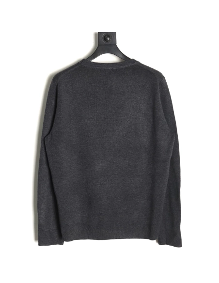 Celine Arc de Triomphe embroidered crew neck sweater,Celine