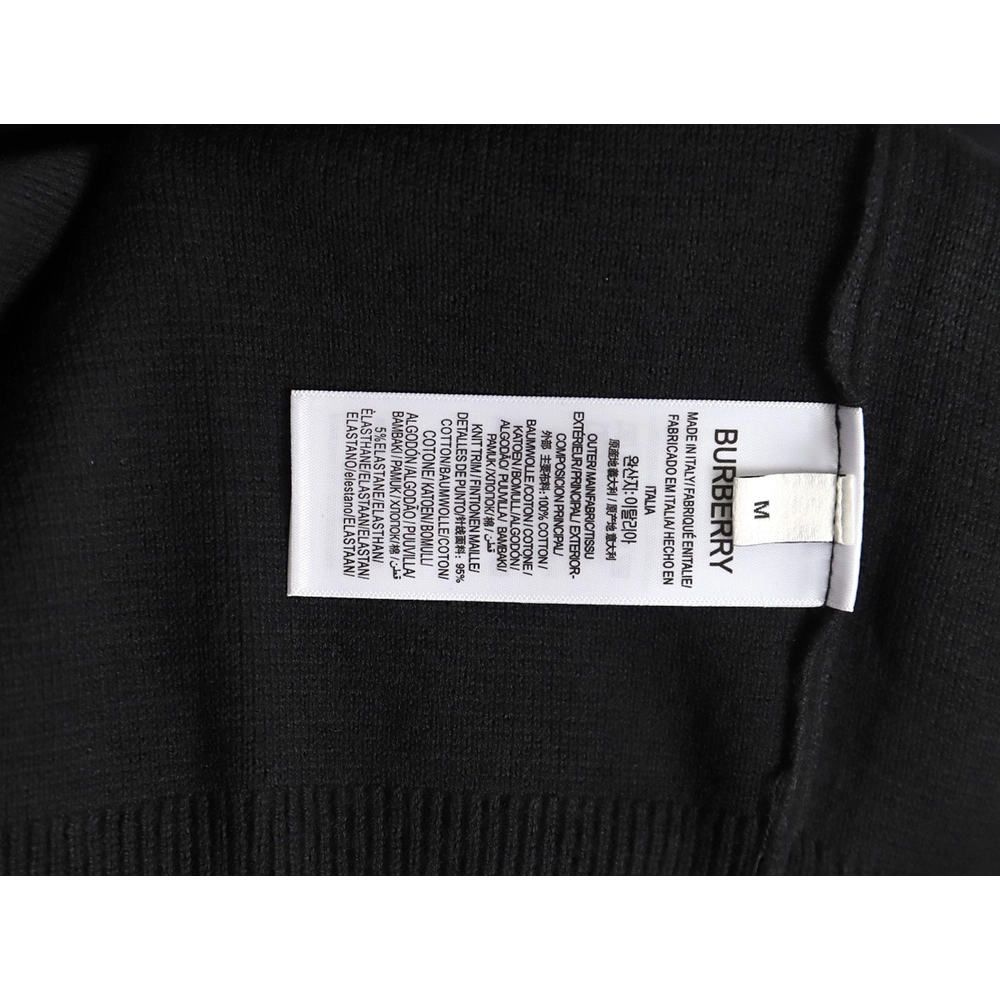 Burberry 3D cursive embroidered crew neck sweater,Burberry