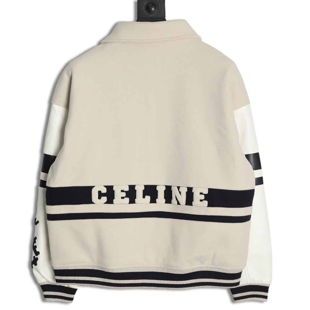 Celine Embroidered Baseball Jacket,Celine