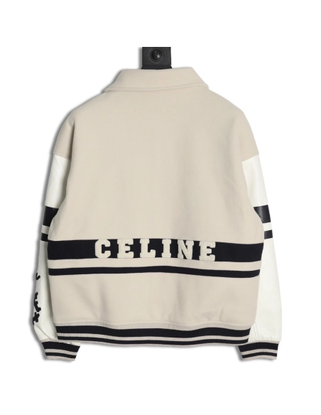 Celine Embroidered Baseball Jacket,Celine