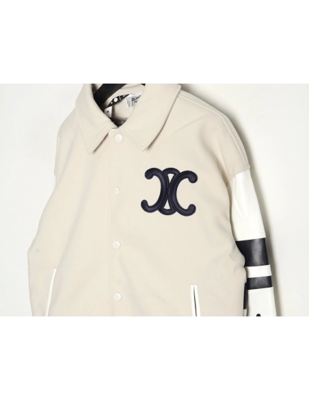 Celine Embroidered Baseball Jacket,Celine