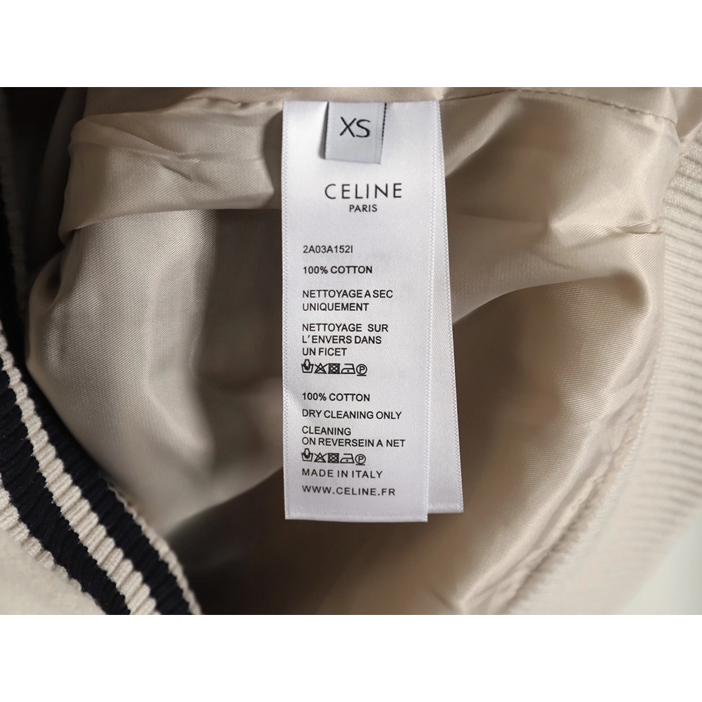 Celine Embroidered Baseball Jacket,Celine
