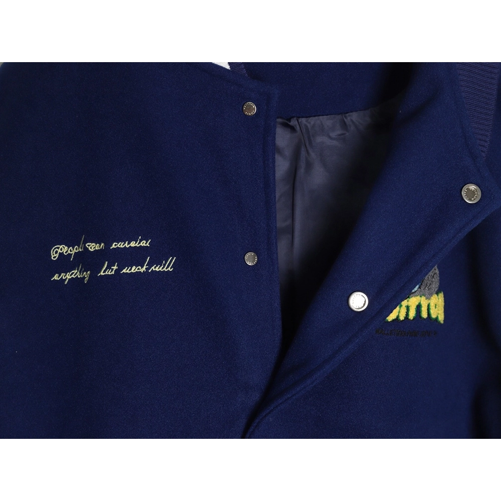 Louis Vuitton cartoon embroidery patchwork baseball jacket,Louis Vuitton
