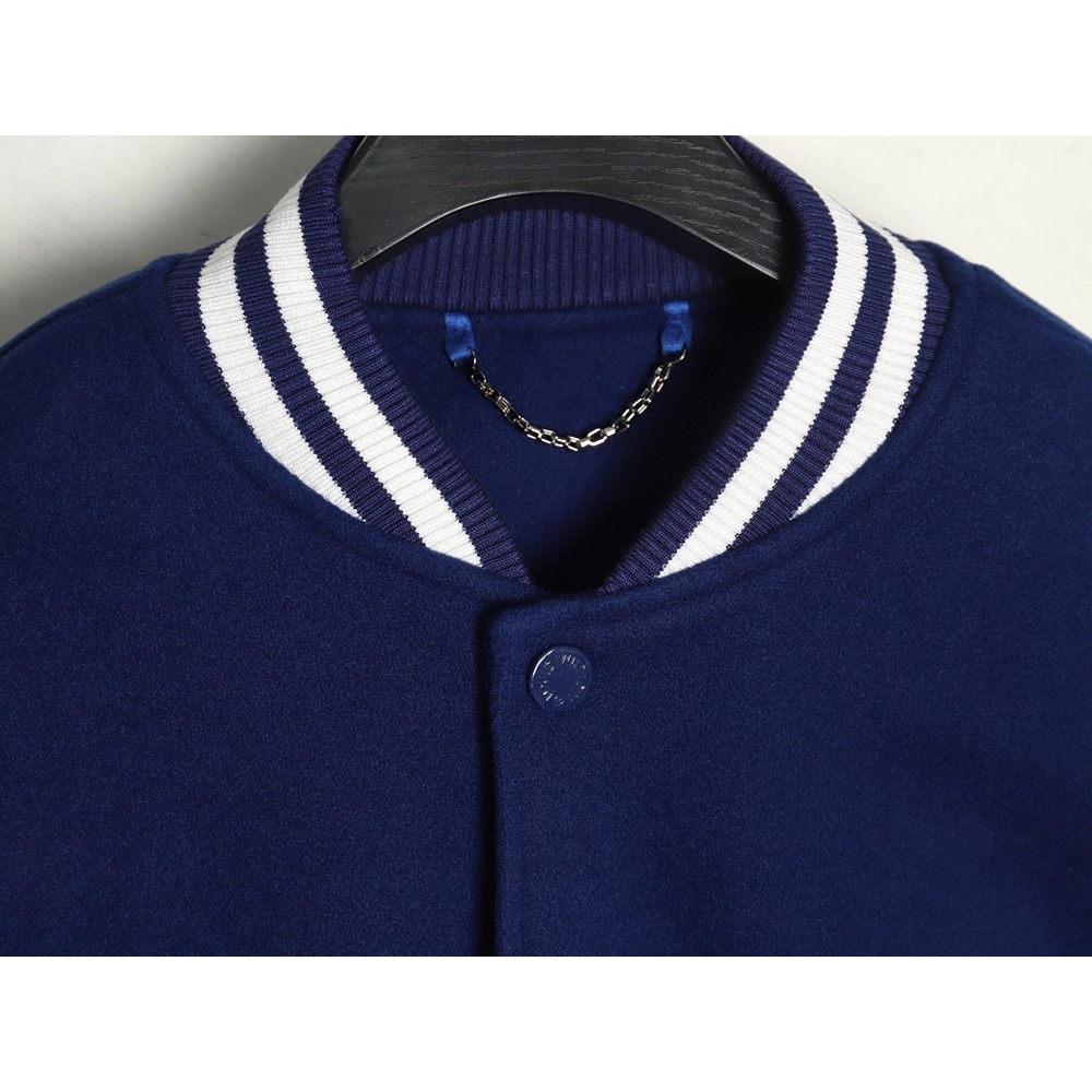 Louis Vuitton cartoon embroidery patchwork baseball jacket,Louis Vuitton