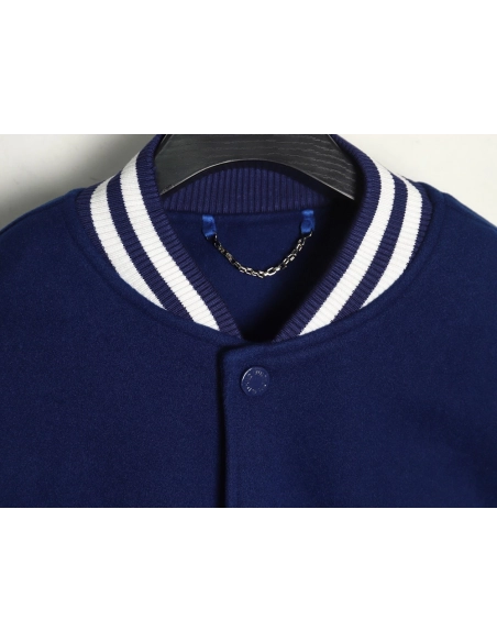 Louis Vuitton cartoon embroidery patchwork baseball jacket,Louis Vuitton