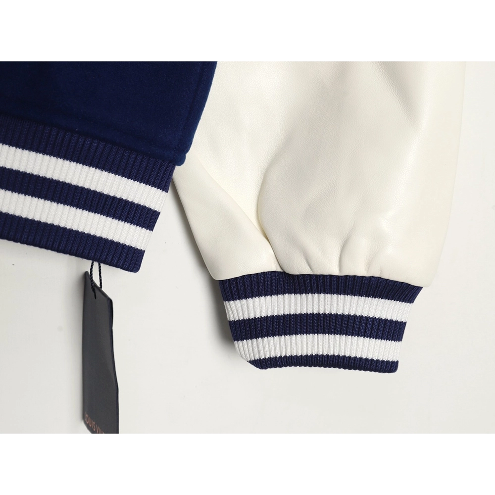 Louis Vuitton cartoon embroidery patchwork baseball jacket,Louis Vuitton