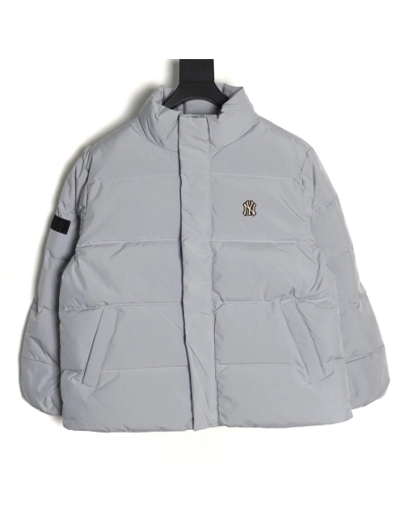 MLB solid color small label short down jacket TSK1,MLB