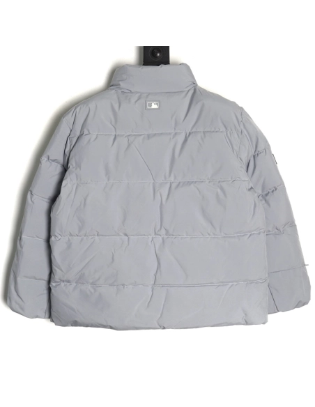 MLB solid color small label short down jacket TSK1,MLB