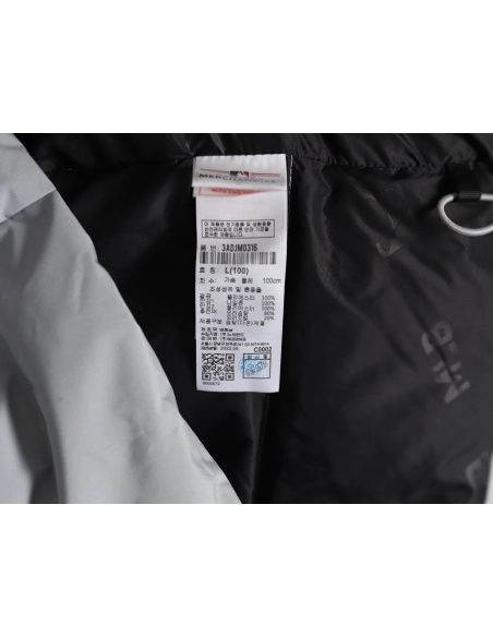 MLB solid color small label short down jacket TSK1,MLB