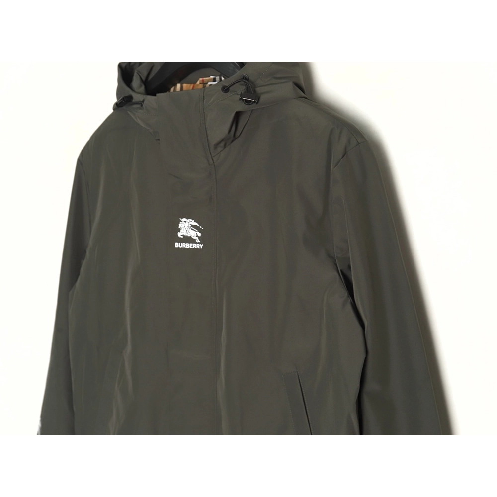 Burberry arm war horse logo Cotton hooded coat,Burberry