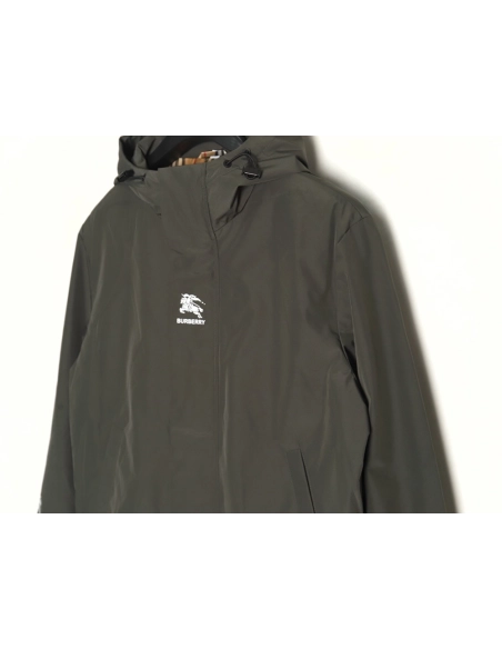 Burberry arm war horse logo Cotton hooded coat,Burberry