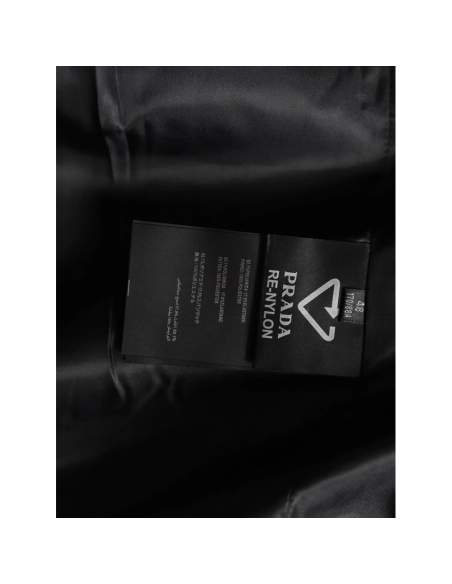 Prada chest triangle logo thin cotton jacket,Prada