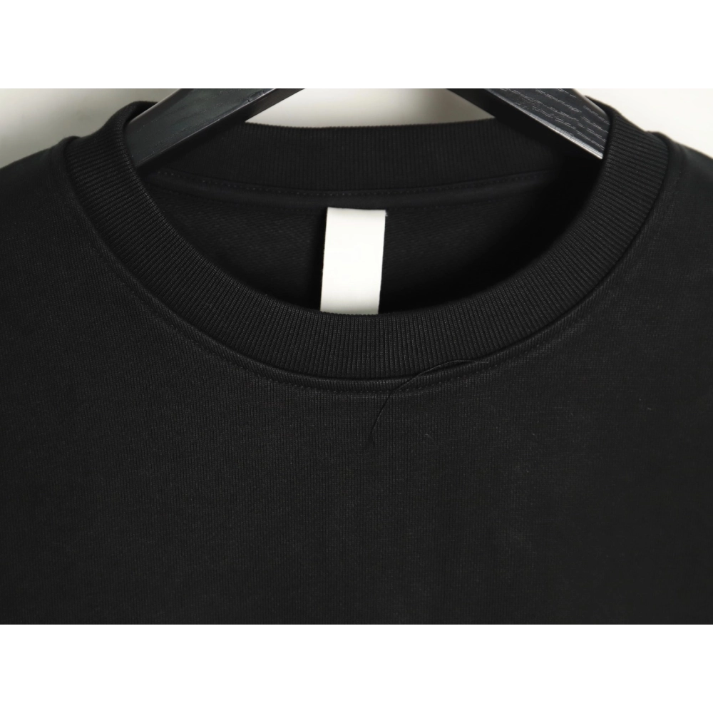 Chrome Hearts leather cross embroidered crewneck sweatshirt TSK1,Chrome Hearts