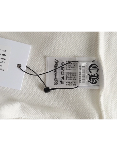 Chrome Hearts leather cross embroidered crewneck sweatshirt,Chrome Hearts