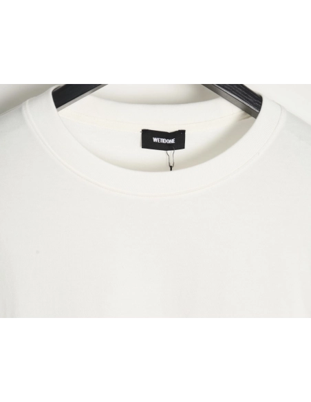 We11 Done pearl lettering long-sleeved T-shirt,We11done