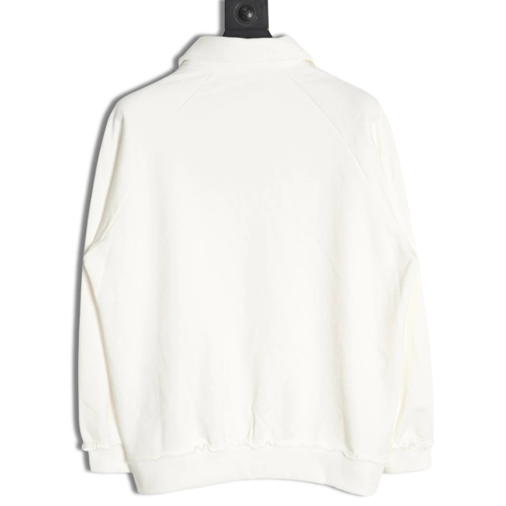 Miu Miu Letter Polo Long Sleeve Sweatshirt,Miu Miu