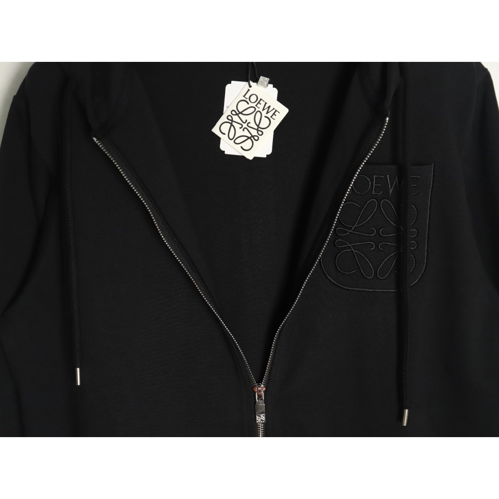 Loewe dark pattern embroidery logo jacket,Loewe